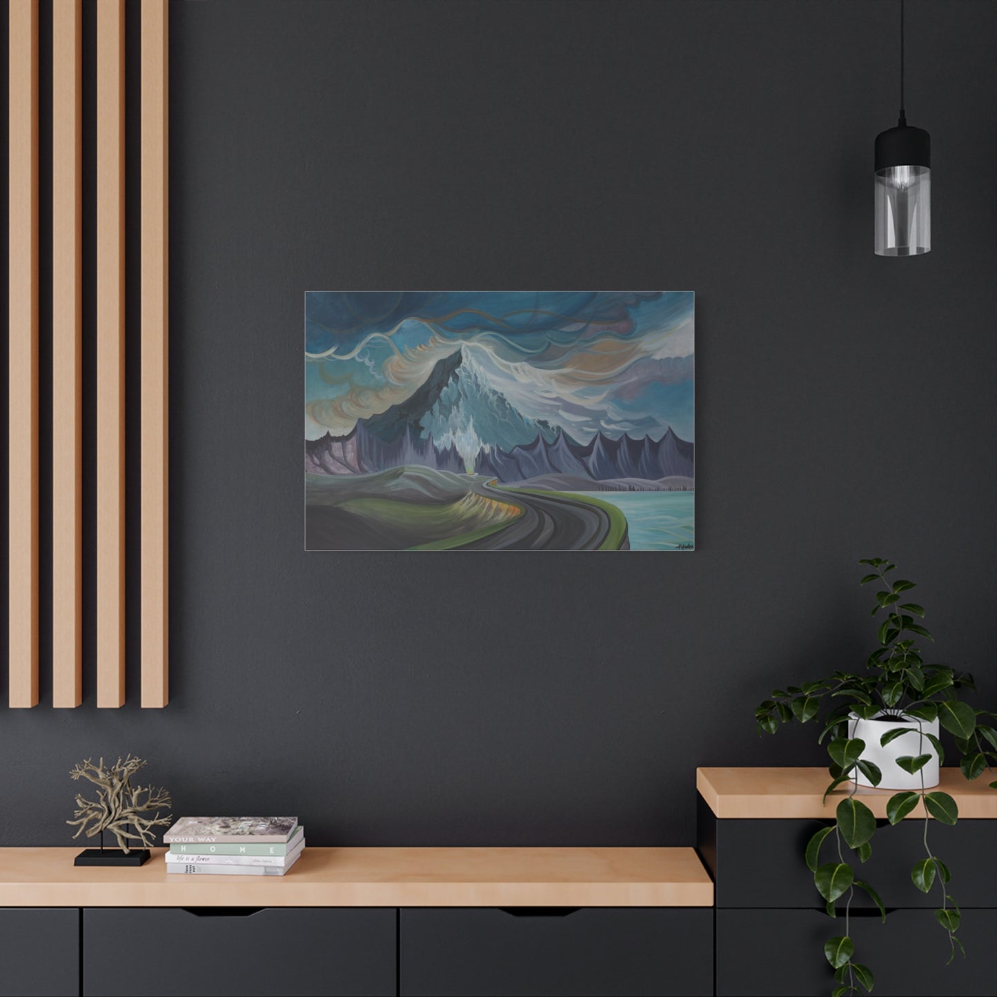 TOWARDS BANFF Matte Canvas, Stretched, 1.25"