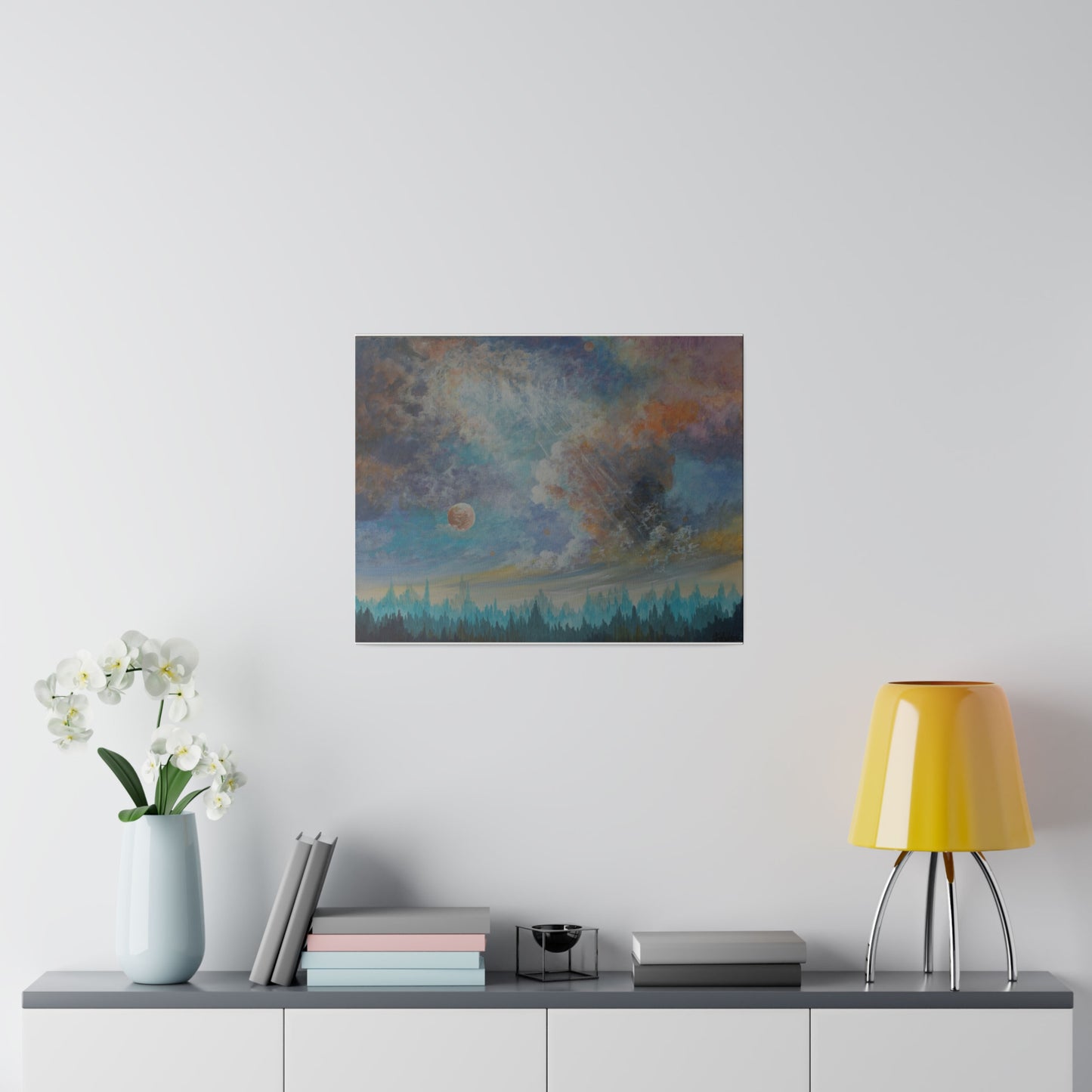 "Vergo" Matte Canvas, Stretched, 0.75"