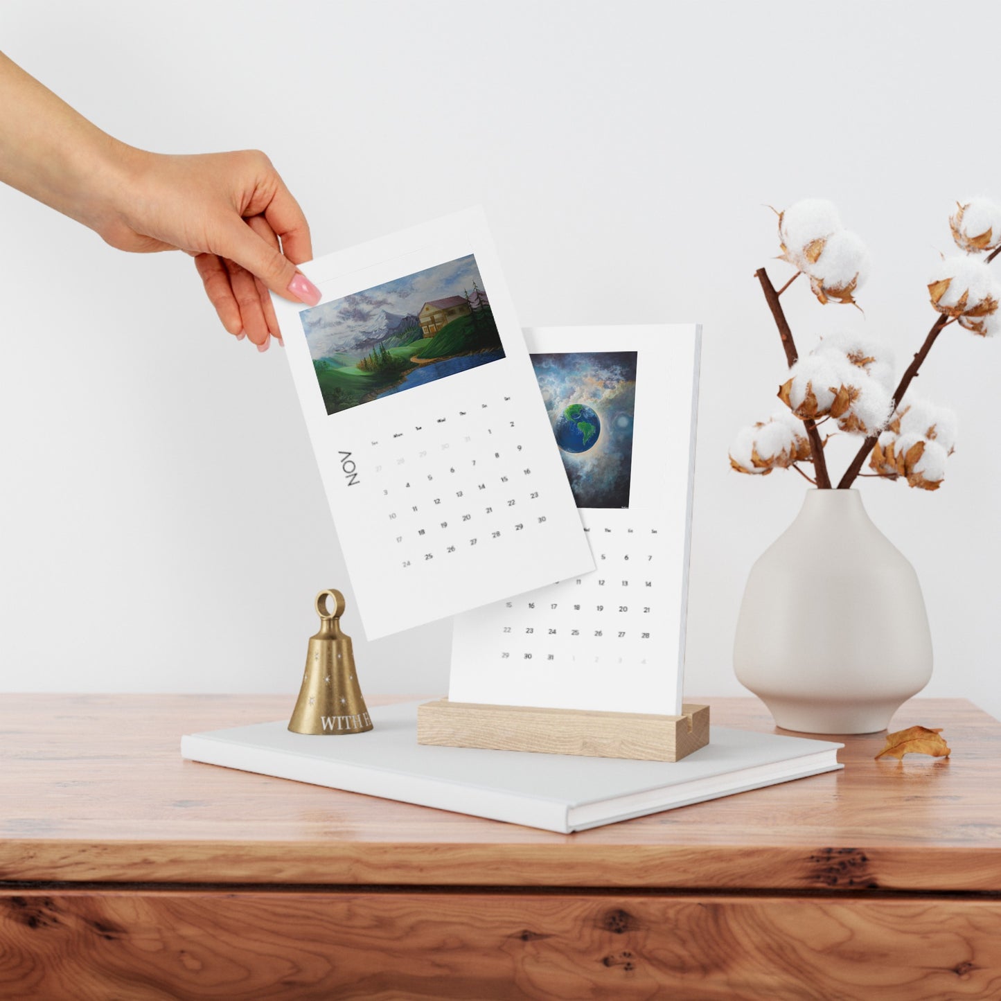 Vertical Desk Calendar (2026)