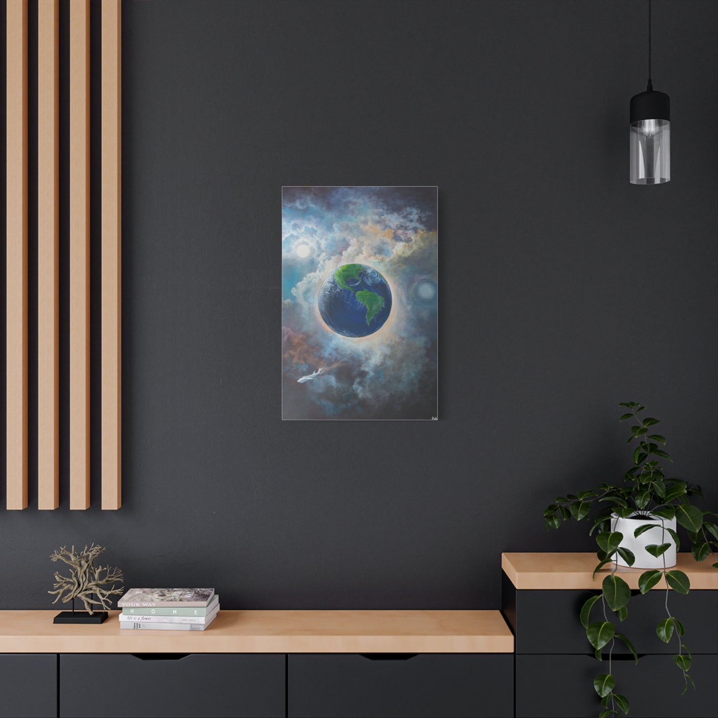 TOWARDS MOON Matte Canvas, Stretched, 1.25"
